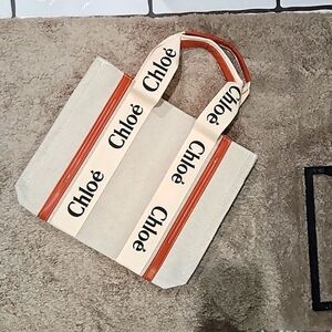 Tan Small Tote Bag